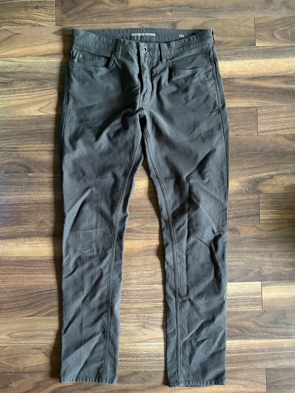 Rodd & Gunn Charcoal Slim Men's Trousers